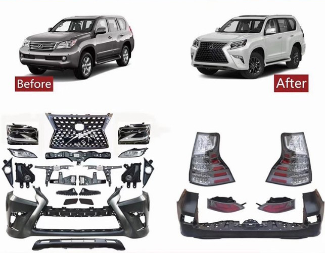 Độ xe sang Lexus GX460 thành mẫu SUV hạng trung Toyota Land Cruiser Prado